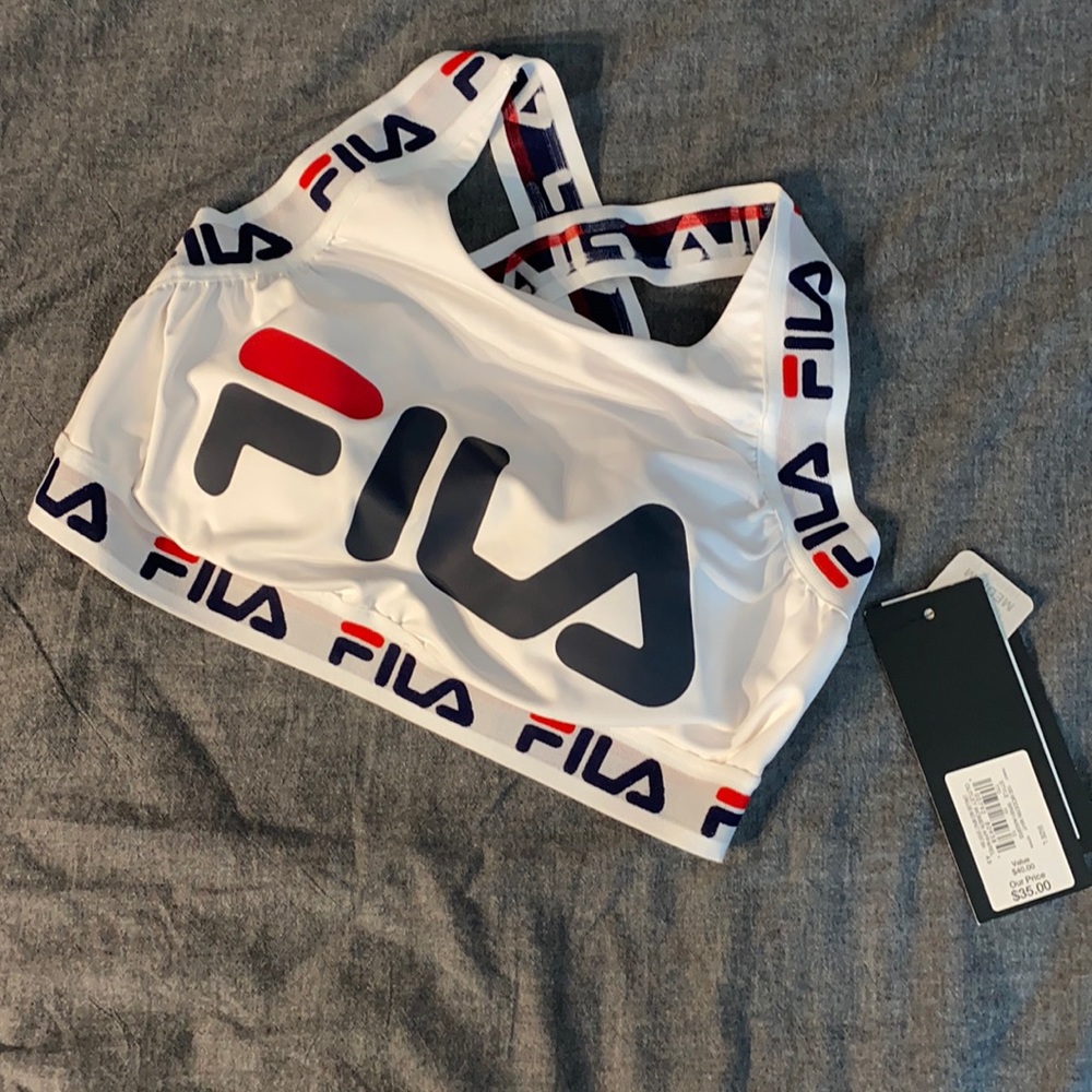 Fila high neck sports bra